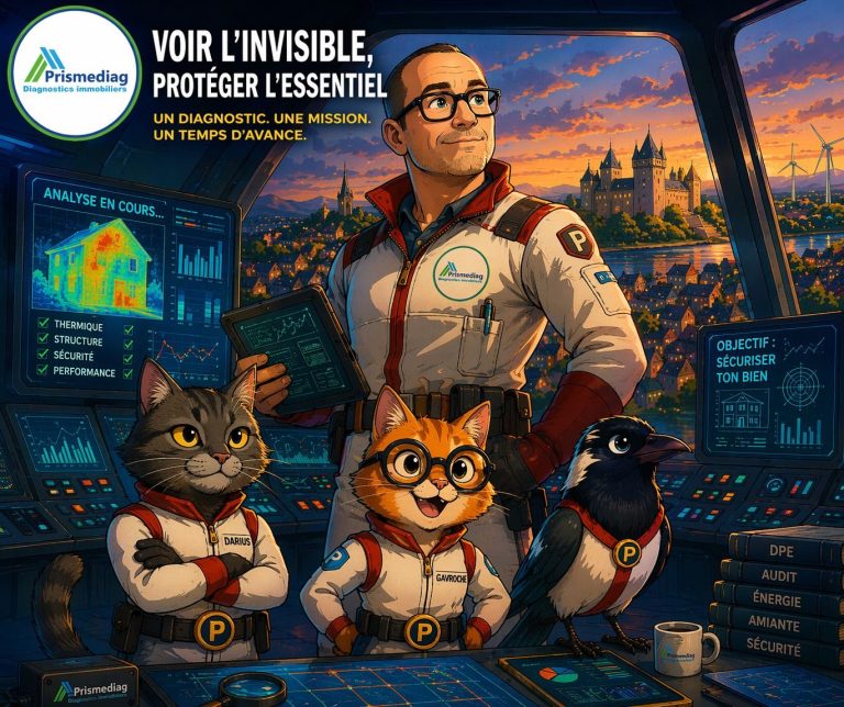 Diagnostics immobiliers - DPE - Thouars Bressuire Saumur Loudun Parthenay Niort Chinon Cholet Mauléon Airvault et alentours - Prismediag