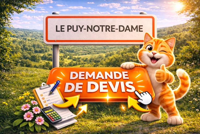 Diagnostic immobilier à Le Puy-Notre-Dame – DPE, audit énergétique, amiante, électricité, gaz, plomb, termites – Prismediag