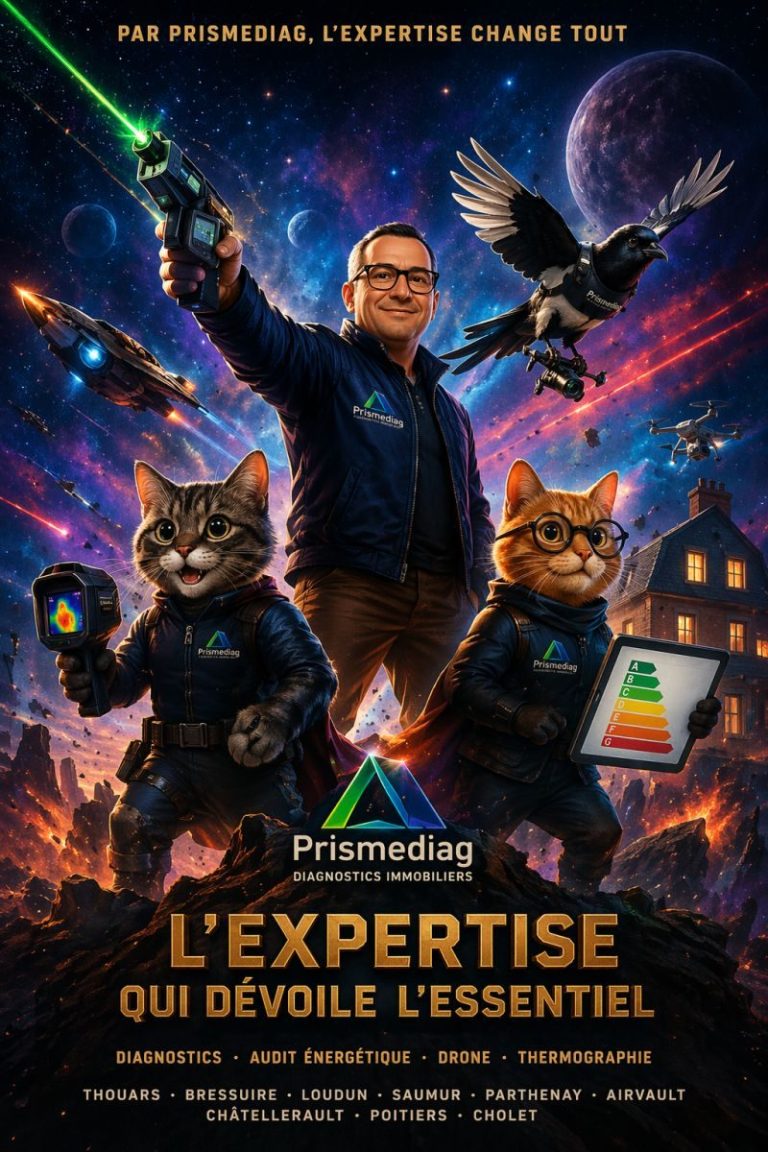 Diagnostics immobiliers - DPE - Thouars Bressuire Saumur Loudun Parthenay Niort Chinon Cholet Mauléon Airvault et alentours - Prismediag