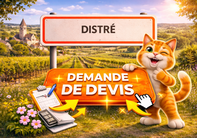 Diagnostic immobilier à Distré – DPE, audit énergétique, amiante, électricité, gaz, plomb, termites – Prismediag